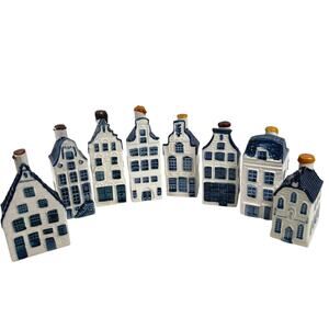 8 Deflt Blue Amsterdam Rynbende Henkes - KLM Holland Distilleries Handpainted